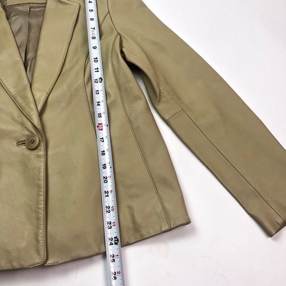 Valerie Stevens Leather Blazer Jacket - Picture 6 of 8